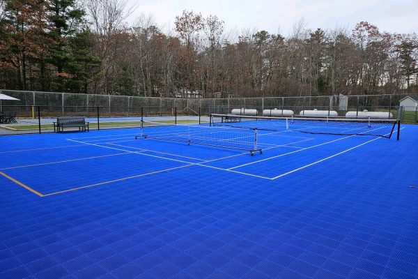 Commercial Multi-Sport Game Court Installation in Old Orchard Beach Maine
